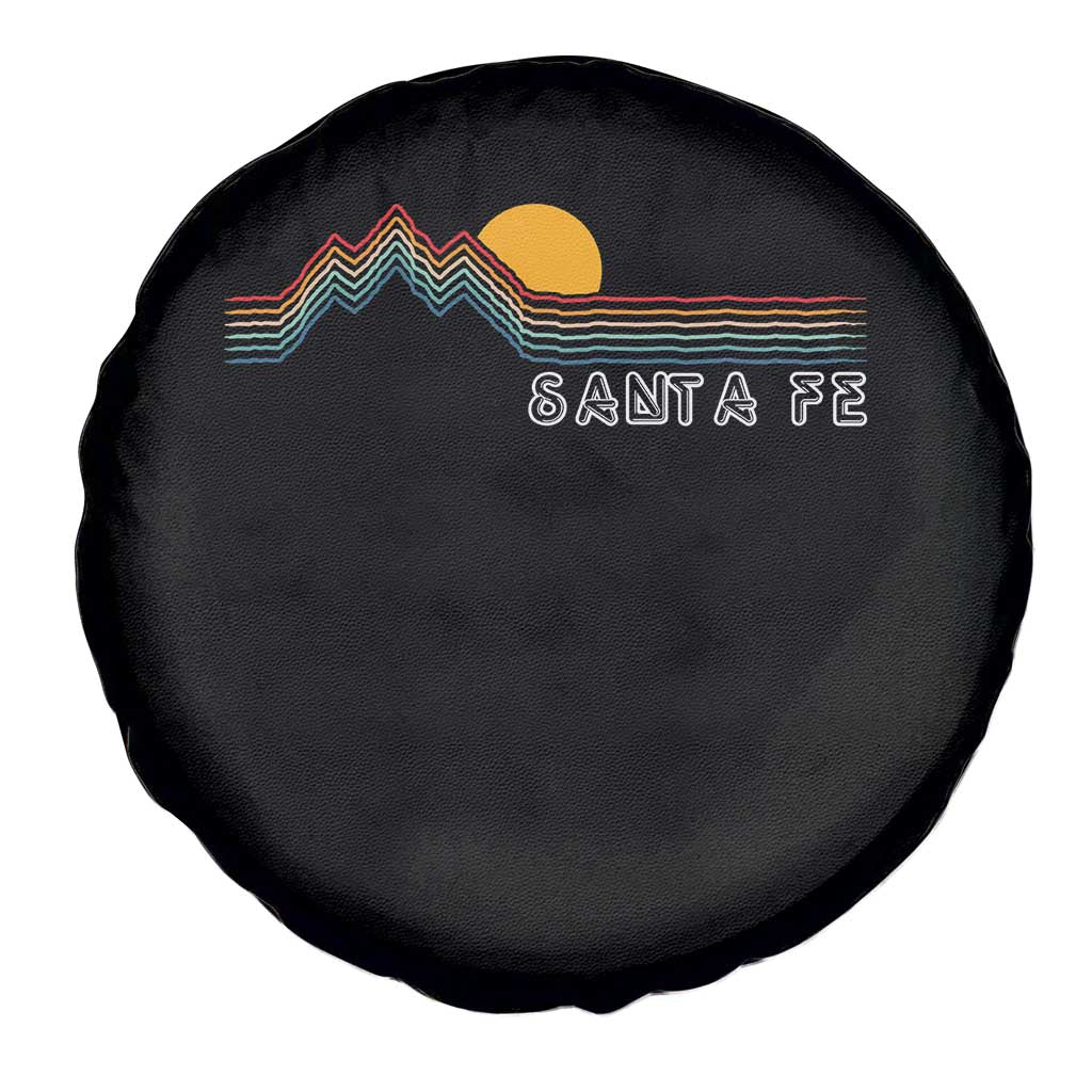 Retro Santa Fe New Mexico Spare Tire Cover