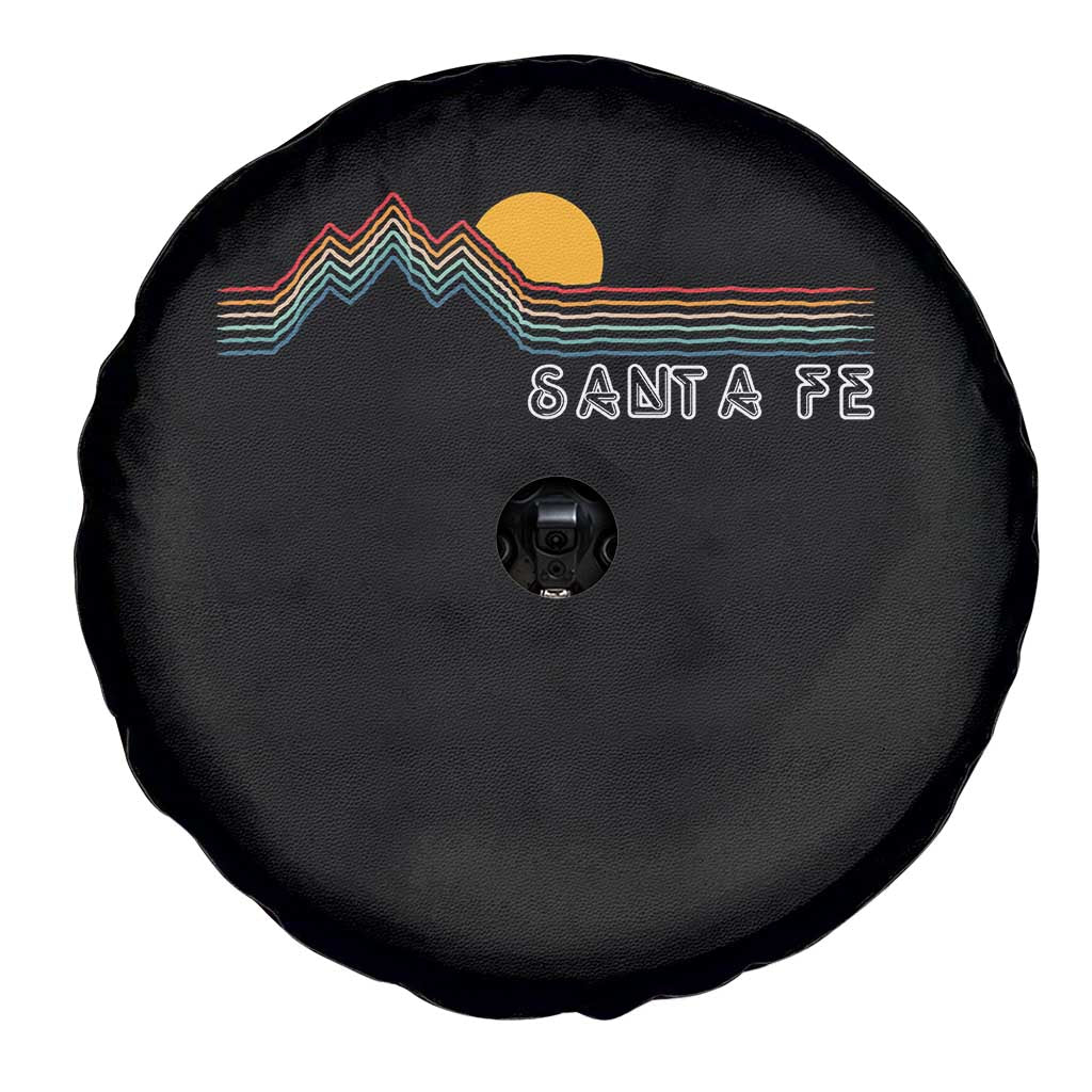 Retro Santa Fe New Mexico Spare Tire Cover