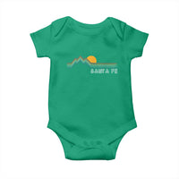Retro Santa Fe New Mexico Baby Onesie
