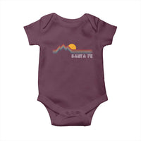 Retro Santa Fe New Mexico Baby Onesie