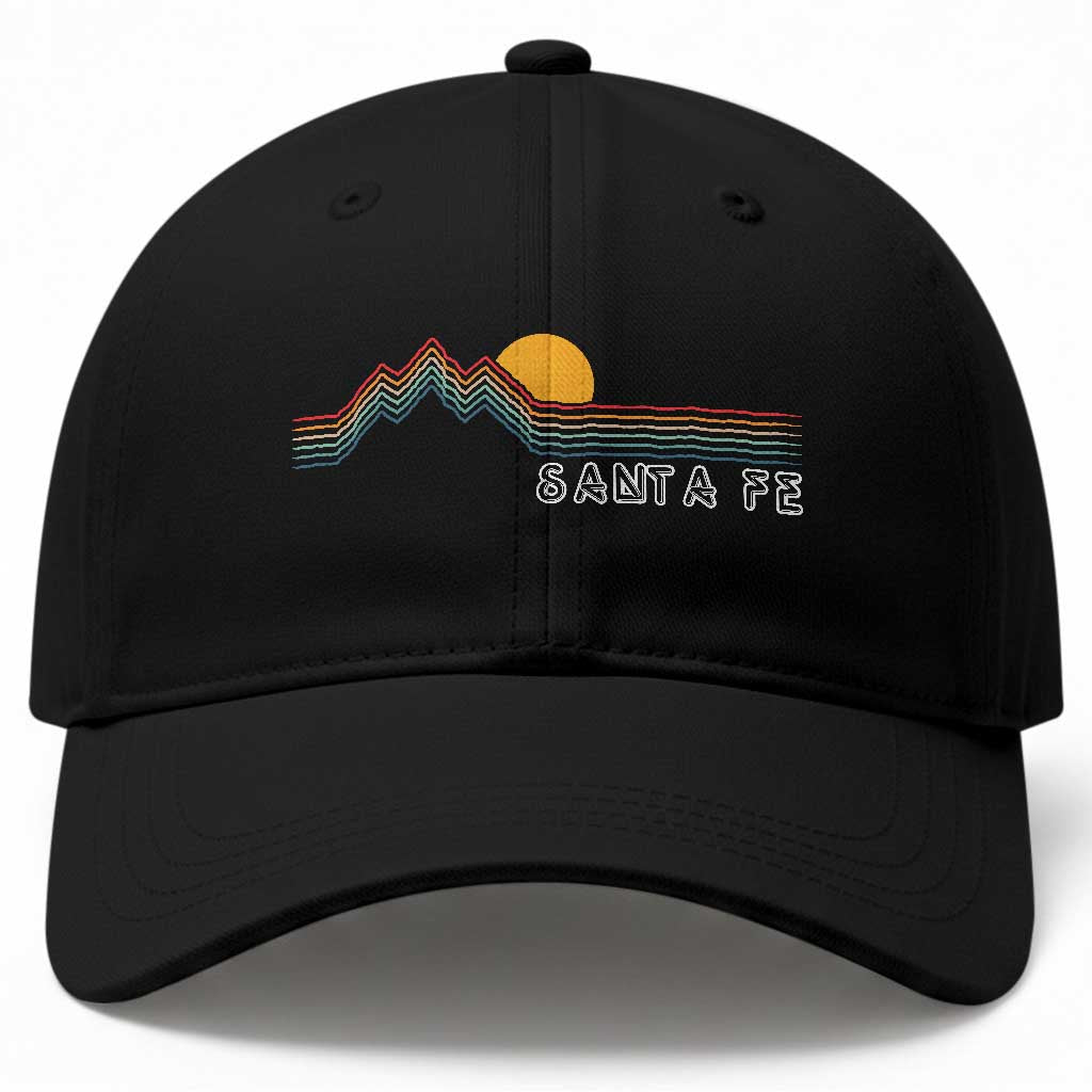 Retro Santa Fe New Mexico Baseball Cap