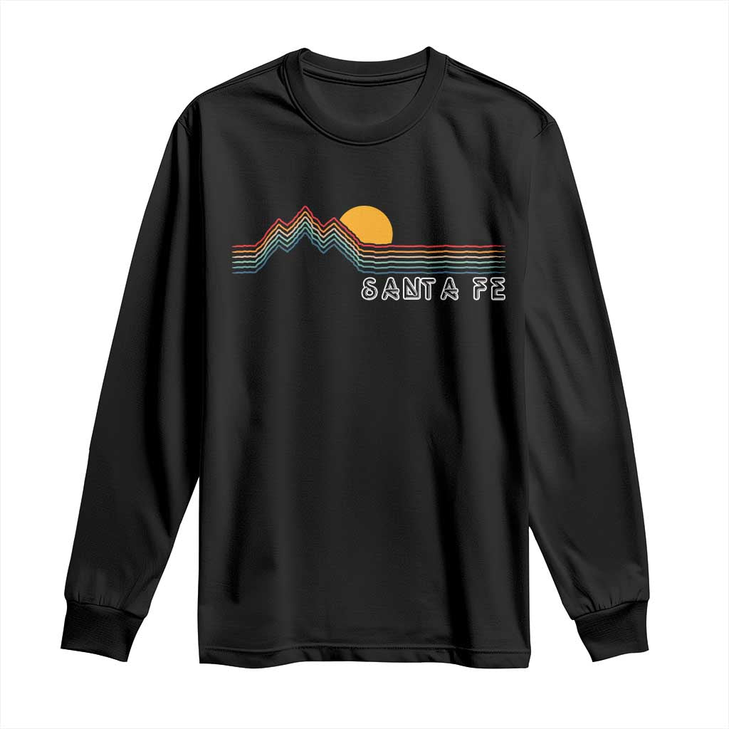 Retro Santa Fe New Mexico Long Sleeve Shirt