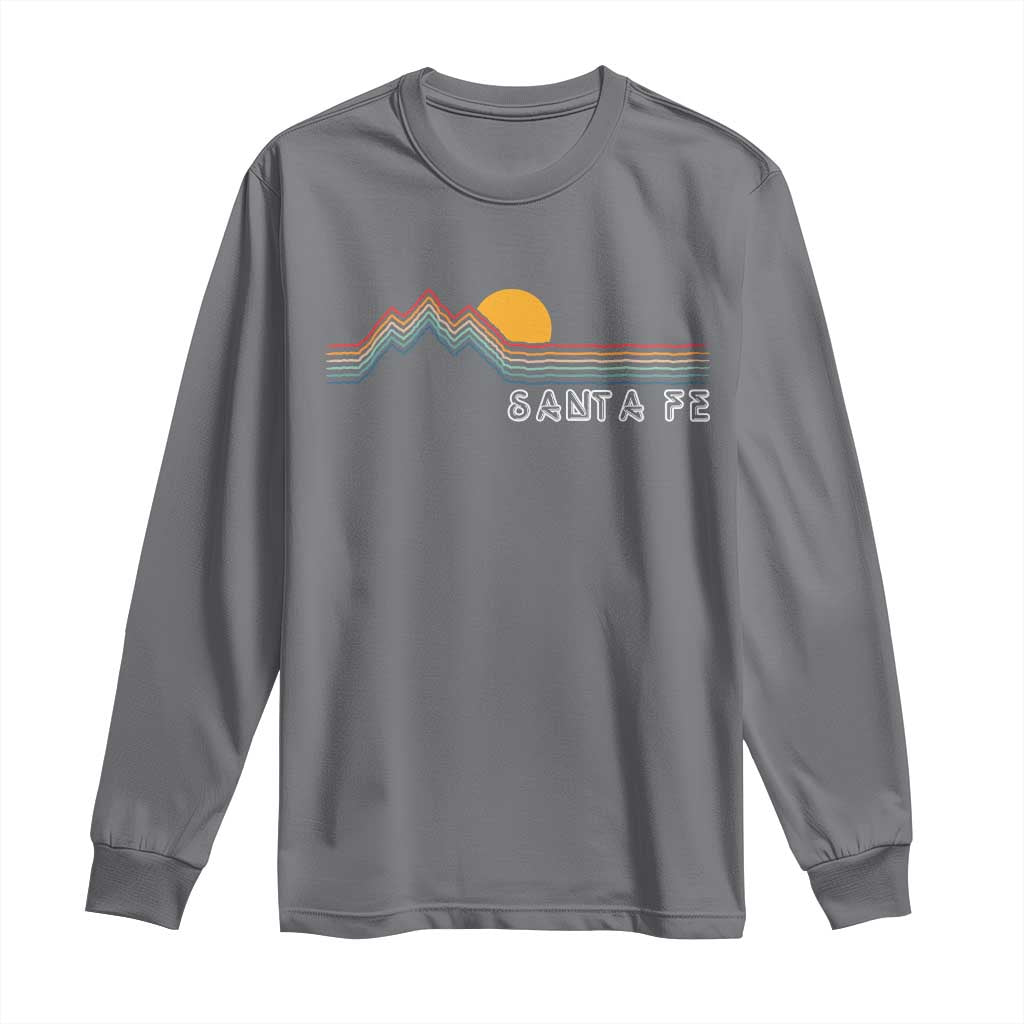 Retro Santa Fe New Mexico Long Sleeve Shirt