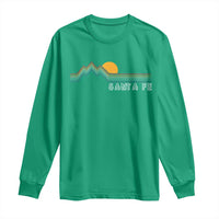 Retro Santa Fe New Mexico Long Sleeve Shirt