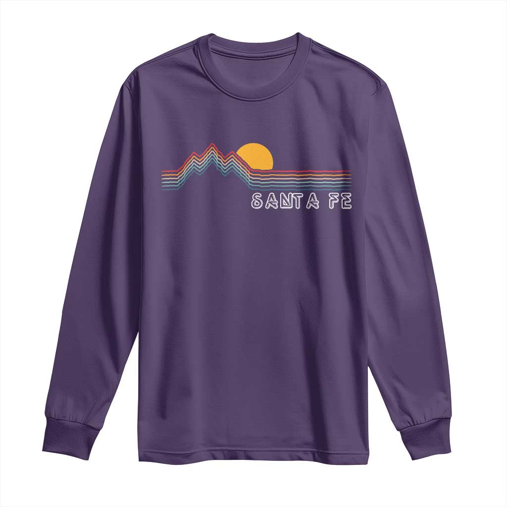 Retro Santa Fe New Mexico Long Sleeve Shirt