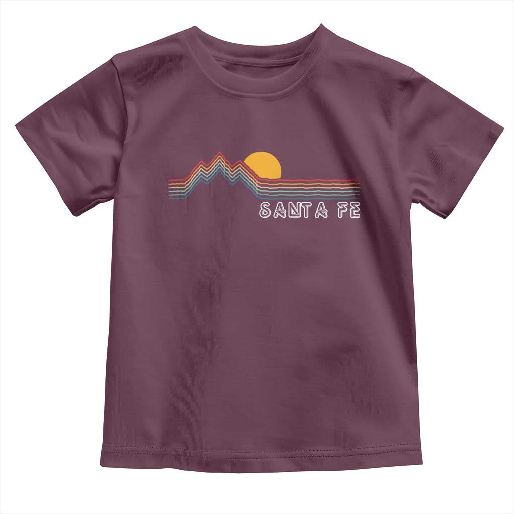 Retro Santa Fe New Mexico Toddler T Shirt