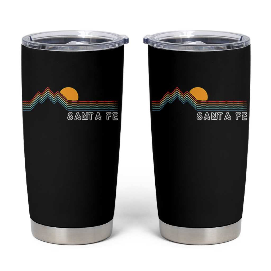 Retro Santa Fe New Mexico Tumbler Cup