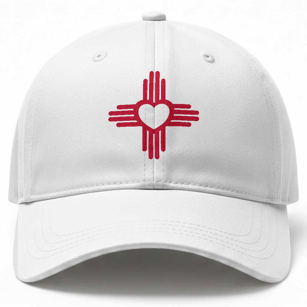 Zia Heart Symbol New Mexico Flag Shirt New Mexican Pride Baseball Cap