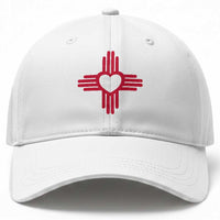 Zia Heart Symbol New Mexico Flag Shirt New Mexican Pride Baseball Cap