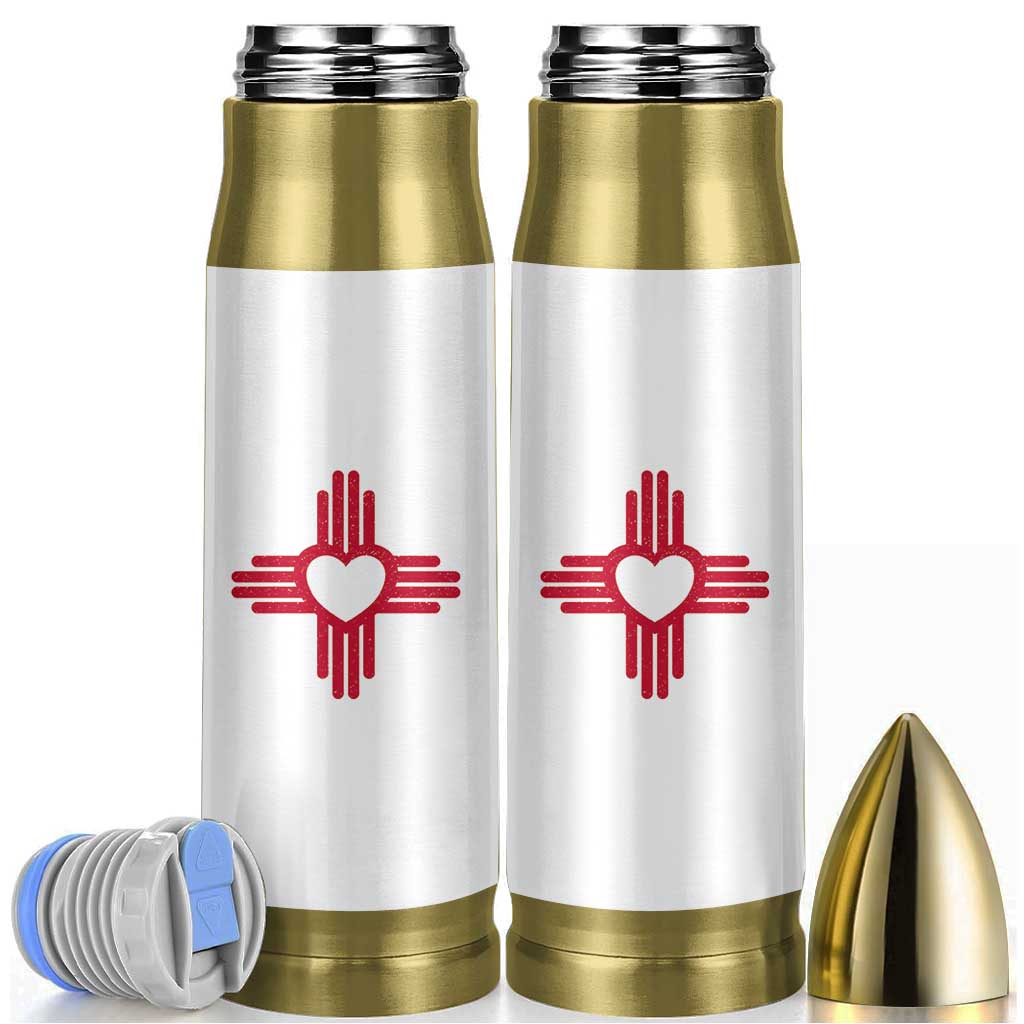 Zia Heart Symbol New Mexico Flag Shirt New Mexican Pride Bullet Tumbler