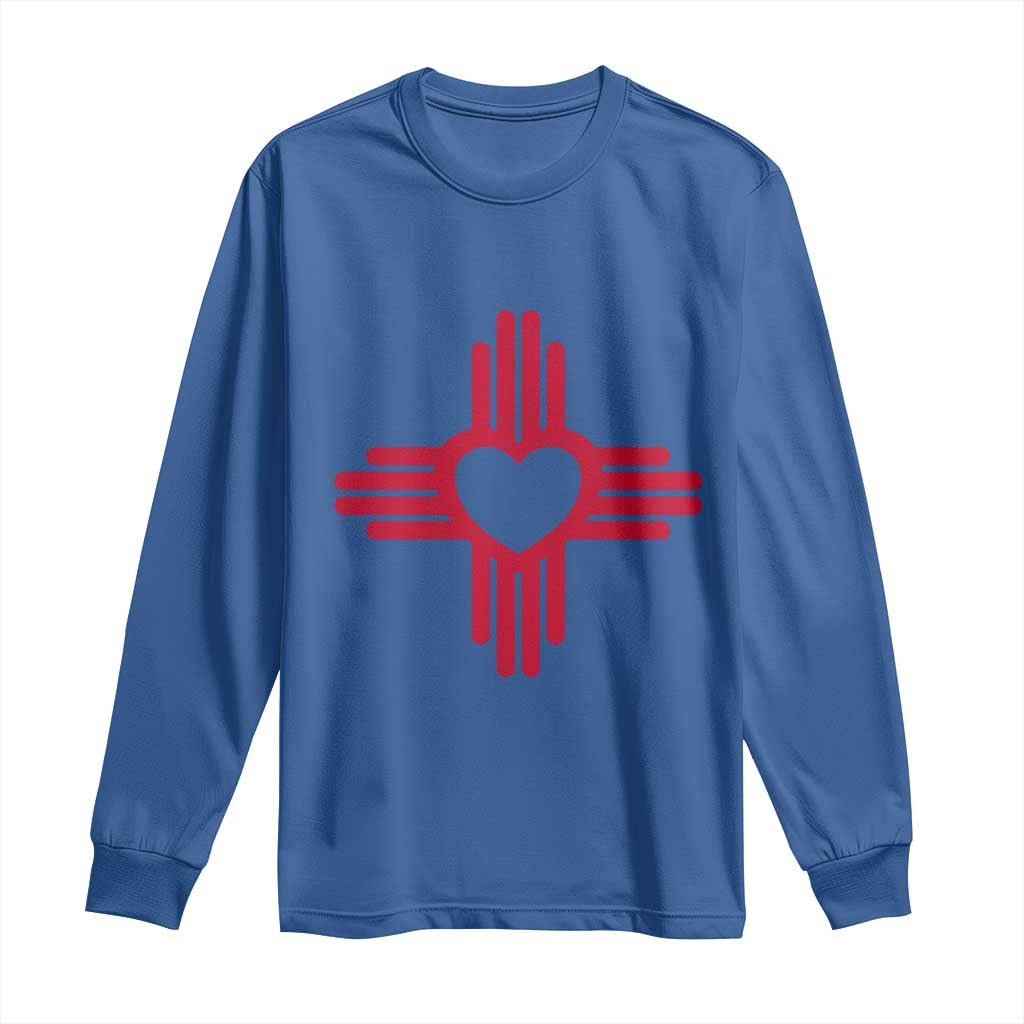 Zia Heart Symbol New Mexico Flag Shirt New Mexican Pride Long Sleeve Shirt