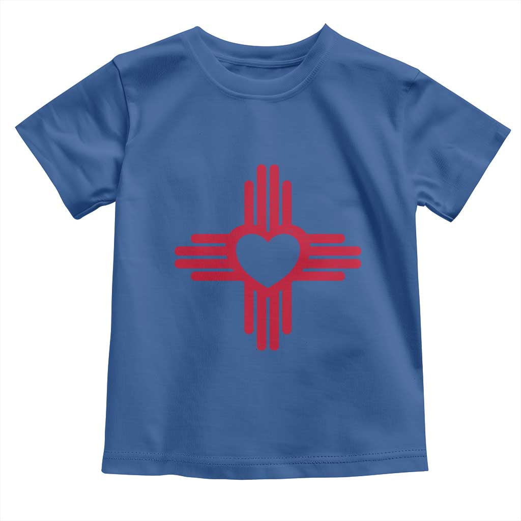 Zia Heart Symbol New Mexico Flag Shirt New Mexican Pride Toddler T Shirt