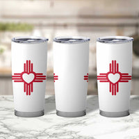 Zia Heart Symbol New Mexico Flag Shirt New Mexican Pride Tumbler Cup
