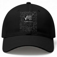 70th Birthday Math Baseball Cap Square Root of 4900 Funny Math Nerd 70 Year Old Gift