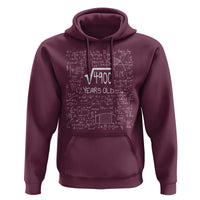 70th Birthday Math Hoodie Square Root of 4900 Funny Math Nerd 70 Year Old Gift