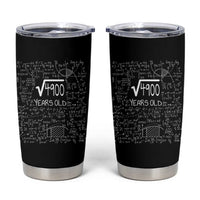 70th Birthday Math Tumbler Cup Square Root of 4900 Funny Math Nerd 70 Year Old Gift