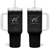 70th Birthday Math Tumbler With Handle Square Root of 4900 Funny Math Nerd 70 Year Old Gift