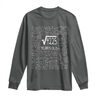 65th Birthday Math Long Sleeve Shirt Square Root of 4225 Funny Math Nerd 65 Year Old Gift