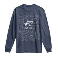 65th Birthday Math Long Sleeve Shirt Square Root of 4225 Funny Math Nerd 65 Year Old Gift