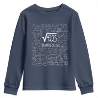 65th Birthday Math Youth Sweatshirt Square Root of 4225 Funny Math Nerd 65 Year Old Gift