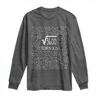 60th Birthday Math Long Sleeve Shirt Square Root of 3600 Funny Math Nerd 60 Year Old Gift