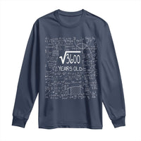 60th Birthday Math Long Sleeve Shirt Square Root of 3600 Funny Math Nerd 60 Year Old Gift