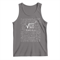 60th Birthday Math Tank Top Square Root of 3600 Funny Math Nerd 60 Year Old Gift