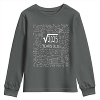 45th Birthday Math Youth Sweatshirt Square Root of 2025 Funny Math Nerd 45 Year Old Gift