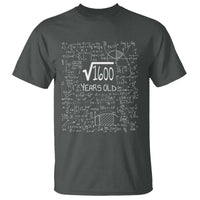 40th Birthday Math T Shirt Square Root of 1600 Funny Math Nerd 40 Year Old Gift