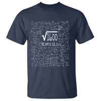 40th Birthday Math T Shirt Square Root of 1600 Funny Math Nerd 40 Year Old Gift