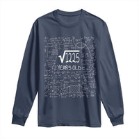 35th Birthday Math Long Sleeve Shirt Square Root of 1225 Funny Math Nerd 35 Year Old Gift
