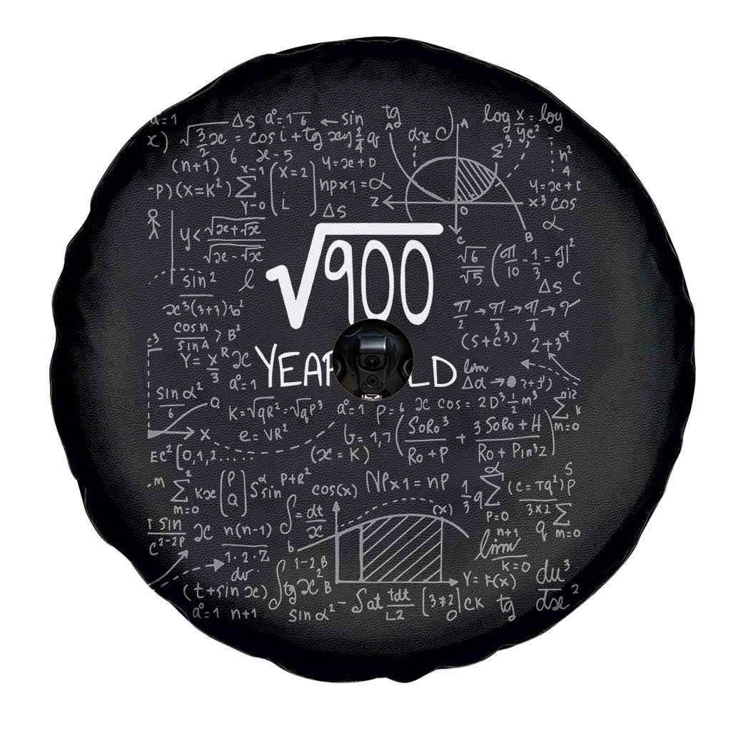 30th Birthday Math Spare Tire Cover Square Root of 900 Funny Math Nerd 30 Year Old Gift