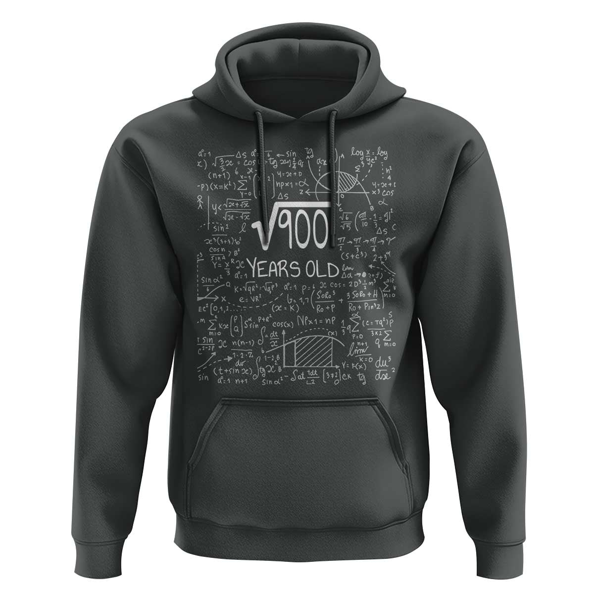 30th Birthday Math Hoodie Square Root of 900 Funny Math Nerd 30 Year Old Gift