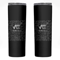 30th Birthday Math Skinny Tumbler Square Root of 900 Funny Math Nerd 30 Year Old Gift