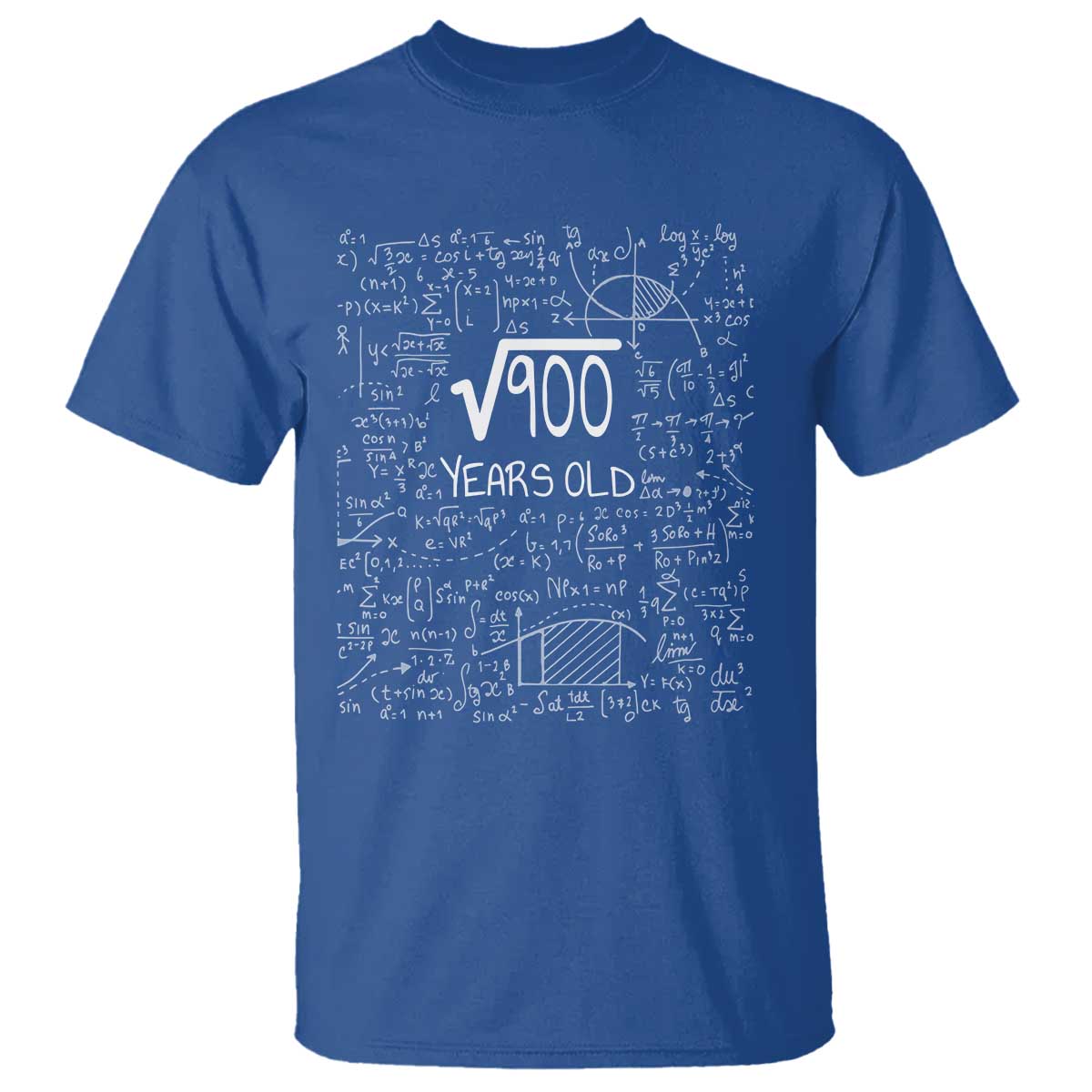 30th Birthday Math T Shirt Square Root of 900 Funny Math Nerd 30 Year Old Gift