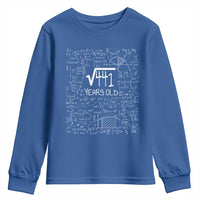 21st Birthday Math Youth Sweatshirt Square Root of 441 Funny Math Nerd 21 Year Old Gift