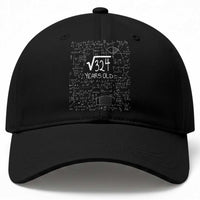 18th Birthday Math Baseball Cap Square Root of 324 Funny Math Nerd 18 Year Old Gift