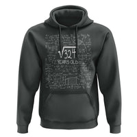 18th Birthday Math Hoodie Square Root of 324 Funny Math Nerd 18 Year Old Gift