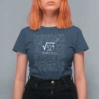 18th Birthday Math T Shirt For Women Square Root of 324 Funny Math Nerd 18 Year Old Gift