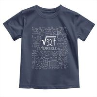 18th Birthday Math Toddler T Shirt Square Root of 324 Funny Math Nerd 18 Year Old Gift