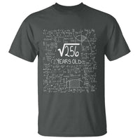 16th Birthday Math T Shirt Square Root of 256 Funny Math Nerd 16 Year Old Gift