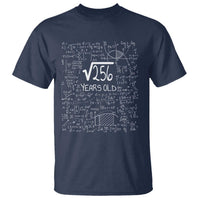 16th Birthday Math T Shirt Square Root of 256 Funny Math Nerd 16 Year Old Gift