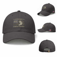 75th Birthday Fishing Vintage 1951 Limited Edition Baseball Cap Bass Fishing Camouflage American Flag Fisherman Gift