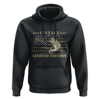 75th Birthday Fishing Vintage 1951 Limited Edition Hoodie Bass Fishing Camouflage American Flag Fisherman Gift