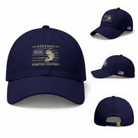 70th Birthday Fishing Vintage 1956 Limited Edition Baseball Cap Bass Fishing Camouflage American Flag Fisherman Gift