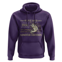 70th Birthday Fishing Vintage 1956 Limited Edition Hoodie Bass Fishing Camouflage American Flag Fisherman Gift