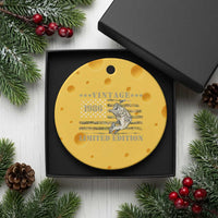 40th Birthday Fishing Vintage 1986 Limited Edition Ceramic Ornament Bass Fishing Camouflage American Flag Fisherman Gift