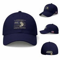 35th Birthday Fishing Vintage 1991 Limited Edition Baseball Cap Bass Fishing Camouflage American Flag Fisherman Gift