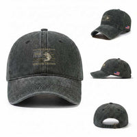 35th Birthday Fishing Vintage 1991 Limited Edition Washed Cotton Baseball Cap Bass Fishing Camouflage American Flag Fisherman Gift