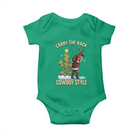 Funny Santa Hunting Baby Onesie Carry The Rack Cowboy Style - Wonder Print Shop